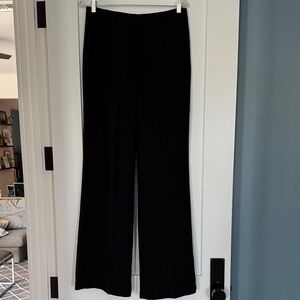 Mango Black Wide-Leg Trousers
